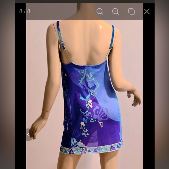 Emilio Pucci Blue and Purple Dress - Picture 2 of 4